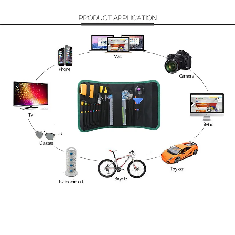 BST-116 61 в 1 Мути-функциональные инструменты для ремонта мобильных телефонов Набор отверток для открывания для iPhone samsung набор ручных инструментов