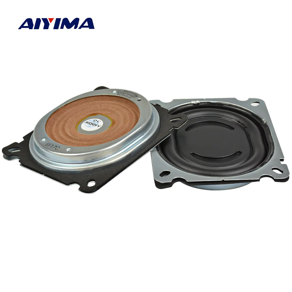 AIYIMA 2 шт. активный динамик пассивный радиатор диафрагма для динамика 88X75 мм аудио сабвуфер динамик s Запчасти Аксессуары