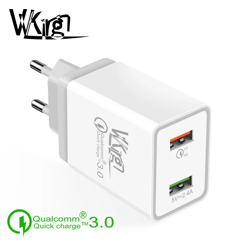 

VVKing Quick Charge 3.0 30W USB Charger For iPhone X 8 Fast Charger For Samsung s8 s9 s10 Xiaomi Huawei Quick Charge 3.0 Charger