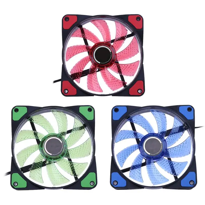 120mm big size fan CPU Cooler Fan Radiator LED Light ...