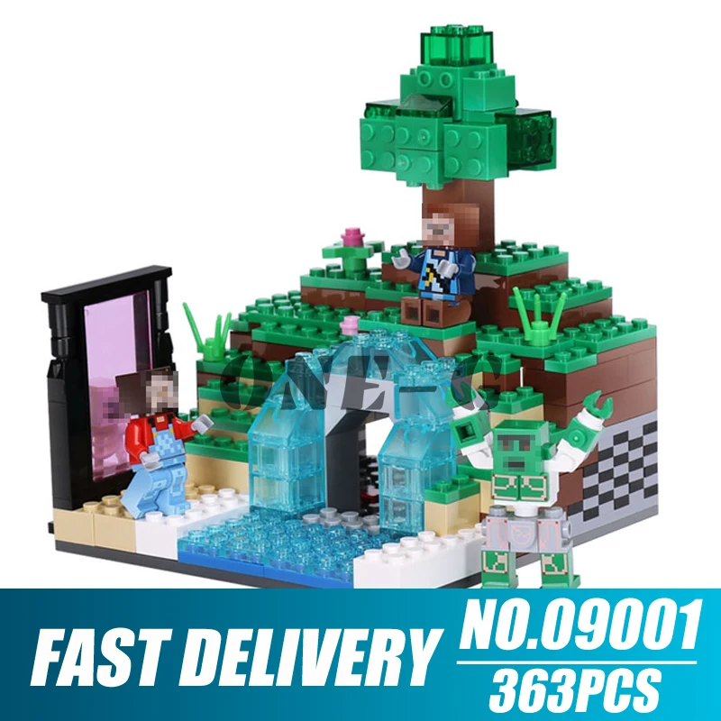 

Building blocks 09001 Compatible with Creative MOC Series Minecraft Bricks Mysteries of Water figures toys for children
