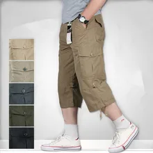 Летние мужские мешковатые шорты размера плюс с несколькими карманами, военные шорты на молнии, популярные бриджи, мужские армейские зеленые мужские шорты для фитнеса