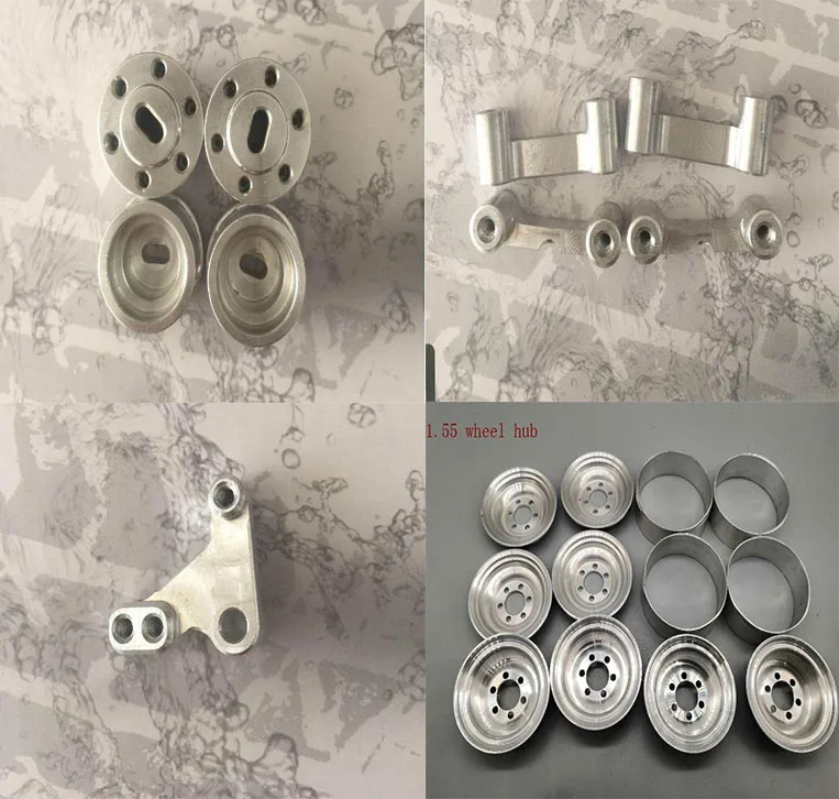 

HG P407 HG-P407 1/10 RC Car spare parts upgrade Six-hole combiner Axle mount Steering arm 1.55 metal wheel Fetal skin