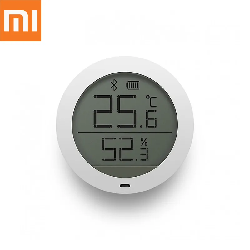Оригинальный цифровой термометр Xiaomi Mijia с Bluetooth и датчиком температуры влажности
