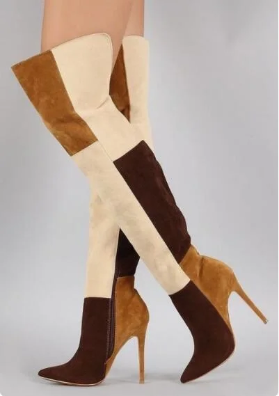 overknee boots wide fit