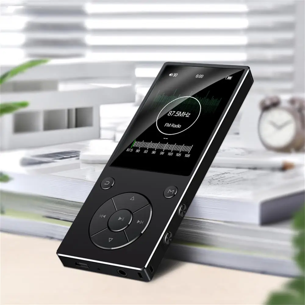 Bluetooth mp3 ruizu C11 music player built-in speaker with 2.4-inch TFT screen lossless sound player, support up to 128GB SD car zune mp3 player