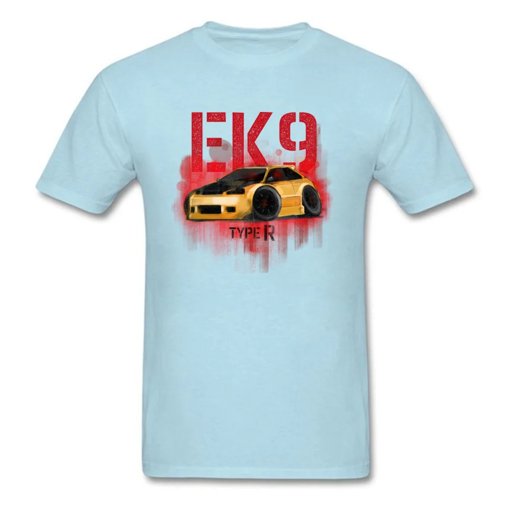 Men's 2018 Discount Printing Tops & Tees Round Neck Summer/Fall 100% Cotton T-Shirt Crazy Short Sleeve Casual Clothing Shirt Honda Civic Type EK9 Type R light
