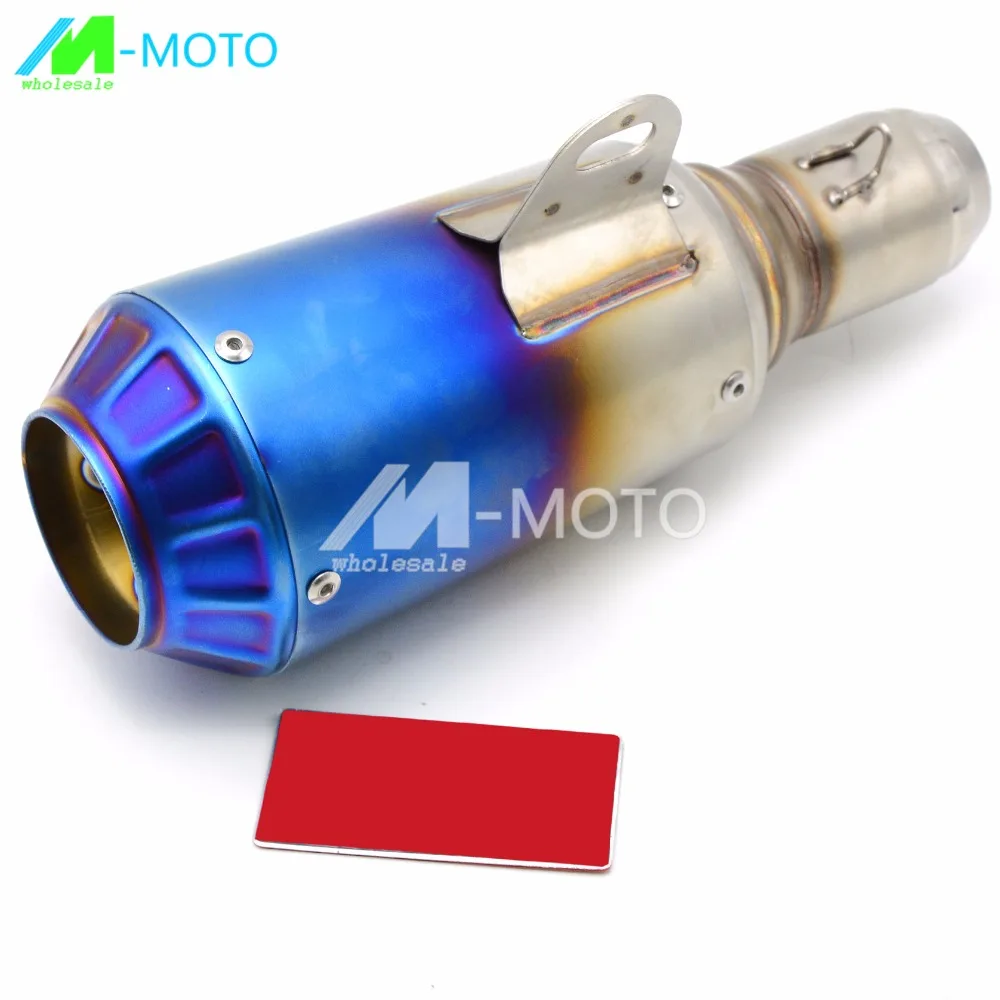 

Hight quality motorbike muffler silencer accessories motorcycle exhaust pipe for Yyamaha r3 mt-07 mt-09 mt09 mt07 ktm duke390