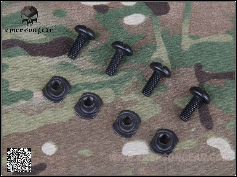 

EMERSON Tactical FAST Helmet Screw 4 PCS Helmet Accessories Long EM5664 Black