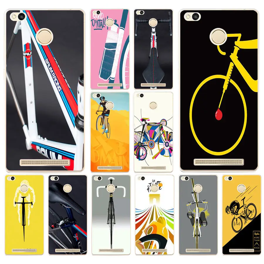 

48AD Bike Stripes World Road Race Cover Case for Xiaomi Redmi 3S 3Pro 4a 5 plus Note 4 4x 5a 4pro Mi5 mi a1