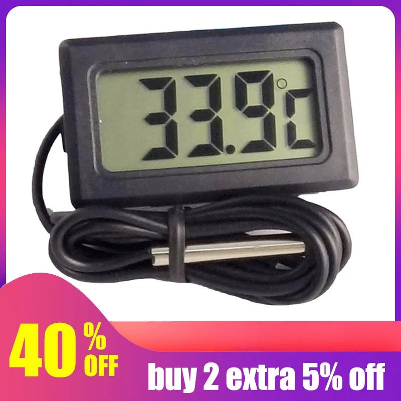 

Hoomall High-quality Temperature Adjustable Controller Automatic Thermostat Incubator Control New LCD Digital Mini Thermometer