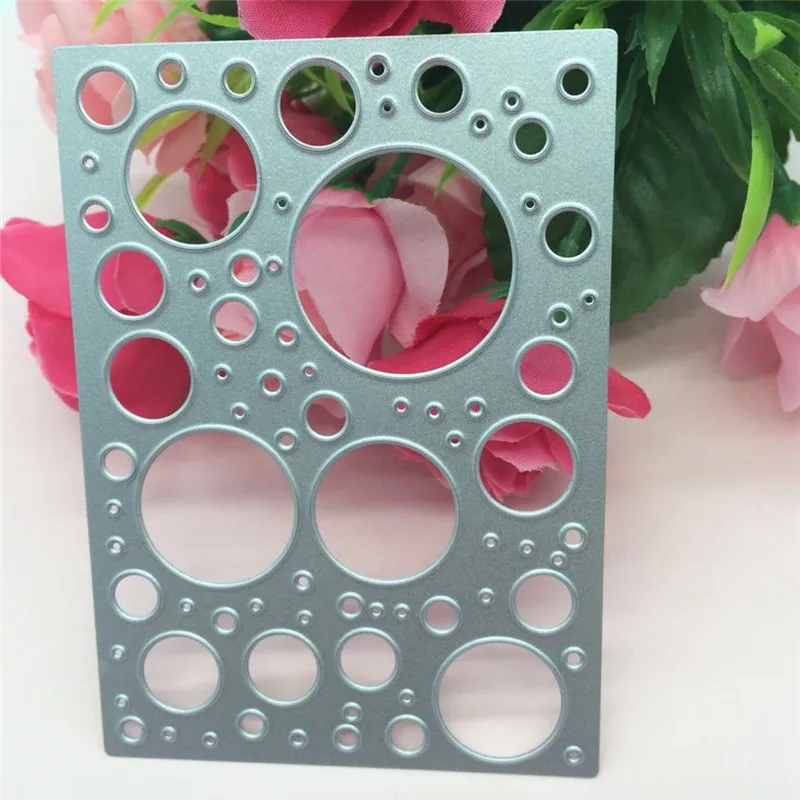 Artisanat circle dots gaufrage dossier