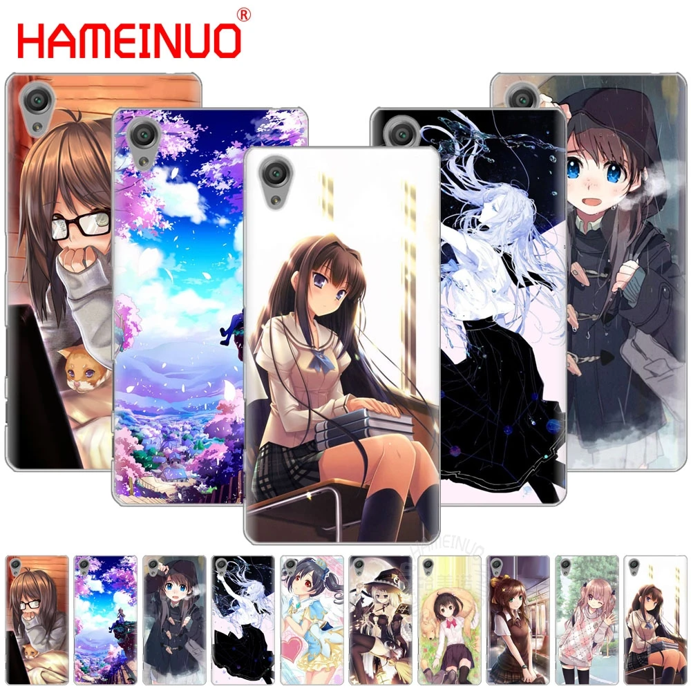 Чехол для телефона HAMEINUO Sexy Аниме kawaii Girl чехол sony xperia C6 XA1 XA2 XA ULTRA X XP L1 L2 XZ1 compact XR/XZ