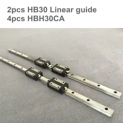 HGR 2 шт. линейный руководство HB30-L450-650mm линейный рельс и 4 шт. HBH30CA линейный подшипник блоки для ЧПУ части