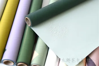 

60cmx10yard Waterproof Tissue Paper For Wrapping Wedding Gift Clothing Paper Copy Tissue Paper DIY two Colors Flower Wrapping
