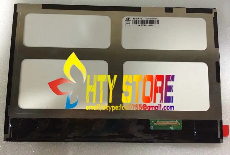 Original 10 1 inch 40 pin IPS LCD screen HJ101IA 01I fre shipping