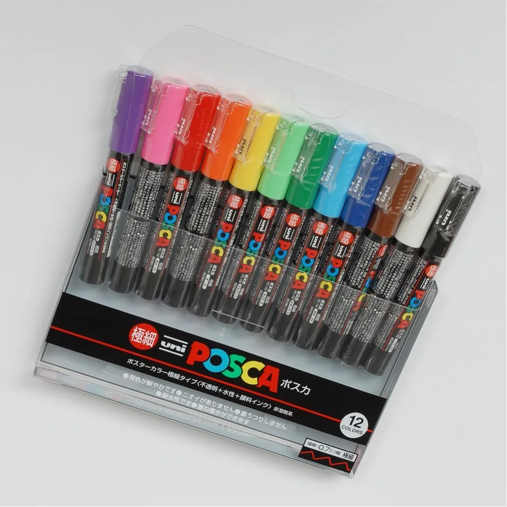 2021 Uni Posca Originality Paint Marker Pen Extra Fine Point PC 1M Art