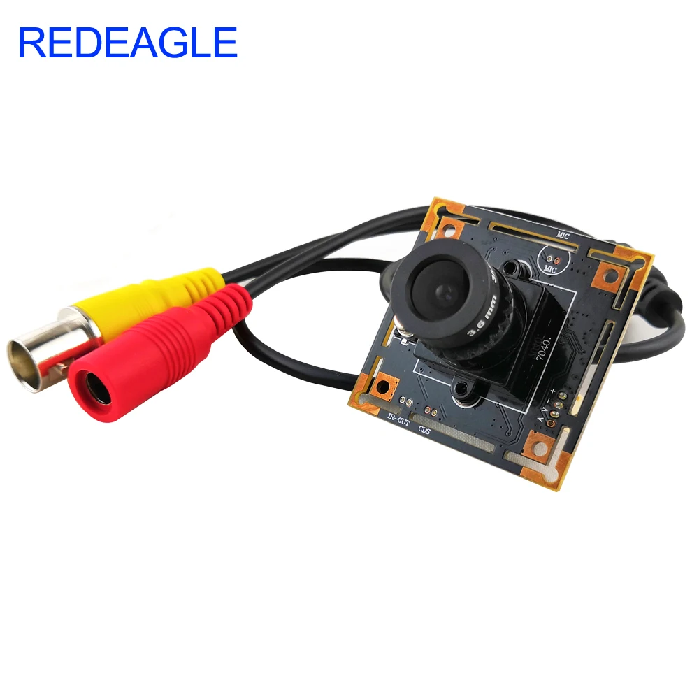 REDEAGLE 700TVL Color CMOS Analog Camera Module CCTV Security Camera with 3.6MM HD Lens 420tvl 600tvl 700tvl ccd ir color cctv camera board pcb mainboard analog module with lens cable