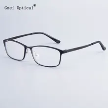 Модные брендовые дизайнерские деловые мужские оправы для очков, Женские оправы для очков Hydronalium с пружинной петлей на ногах