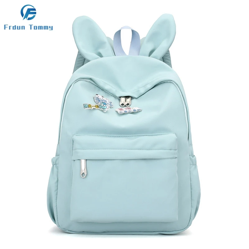 

New fashion print Girl shoulder bag simple wild Korean Sen nylon waterproof shoulder student backpack custom hot sale backpack