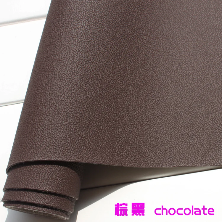 Us 27 81 7 Off Chocolate 1mm Thick Leather Faux Leather Fabric Car Interior Leather Car Seats Leather Cushion Upholstery Sold Bty In Synthetic