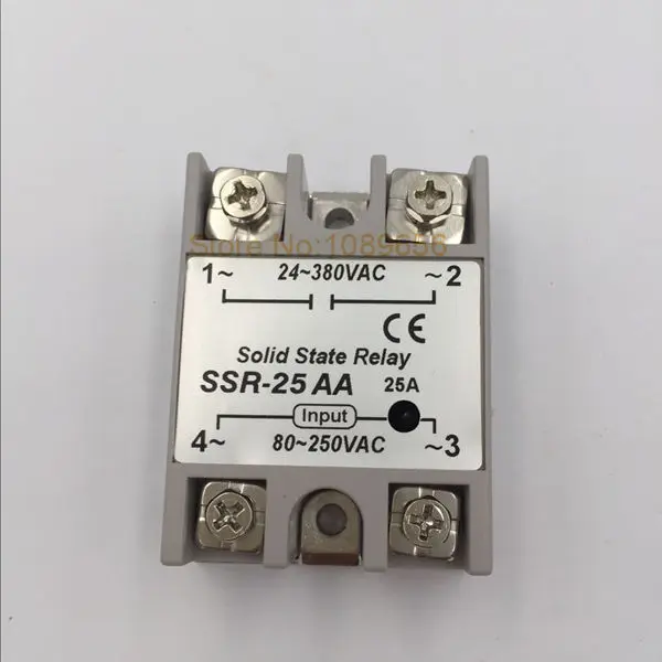 solid state relay SSR 25AA 25A 80 250V AC TO 24 380V AC SSR 25AA relay ...
