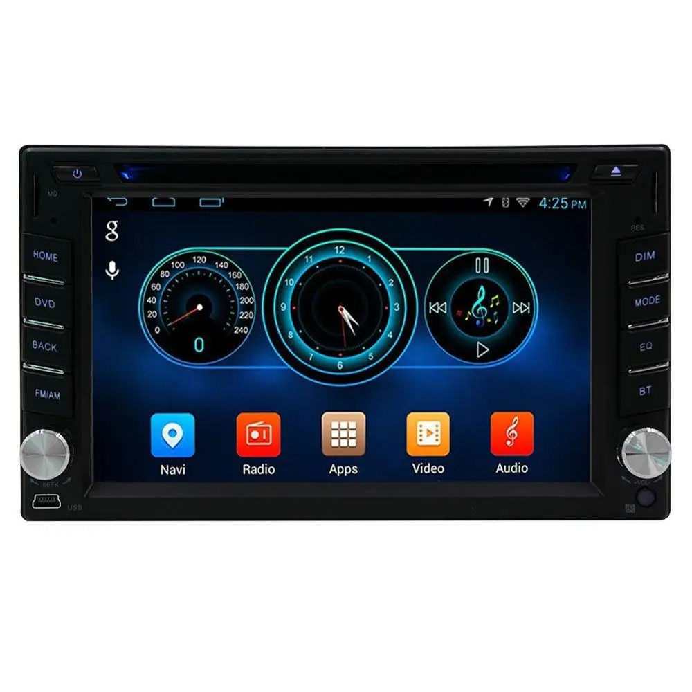 Car GPS Navigation DVD Player with Bluetooth In Dash Video Car Stereo