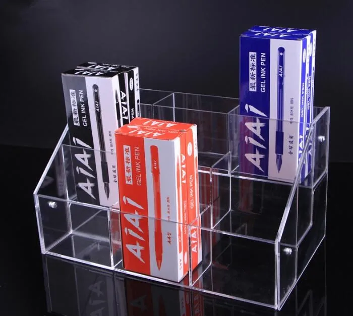 

Hot Multifunction pen storage rack acrylic Eyeshadow Pencil holder stand colour pen cosmetics Lipstick nail polish display box