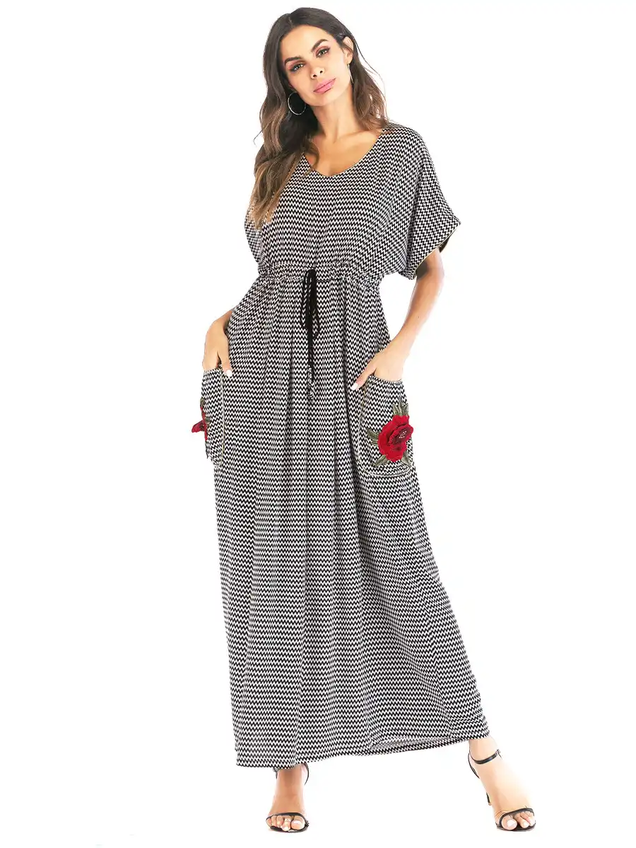as ruffles ripple maxi dress