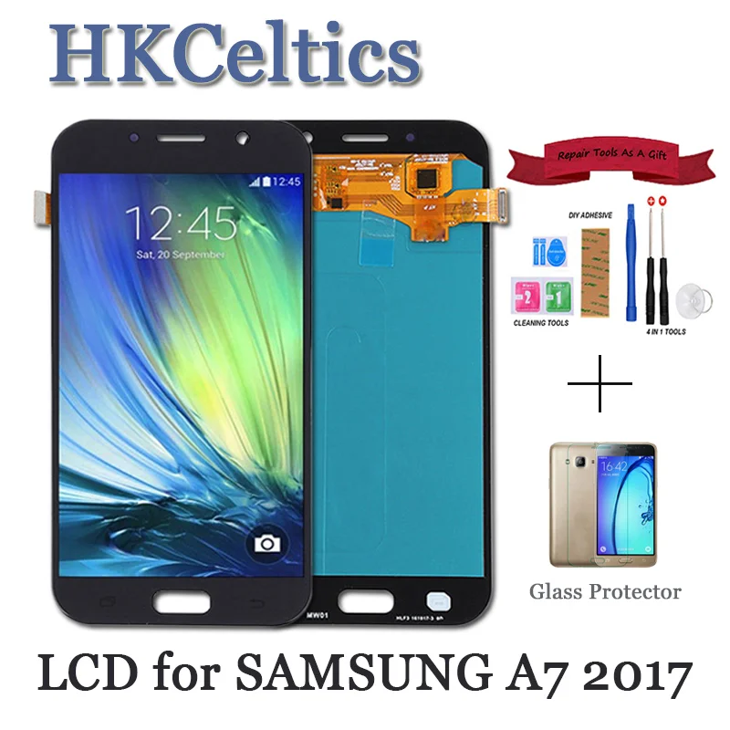 100% протестированный 5 7 ''сменный дисплей для Samsung Galaxy A7 LCD A720M A720Y A720F A720FD A720