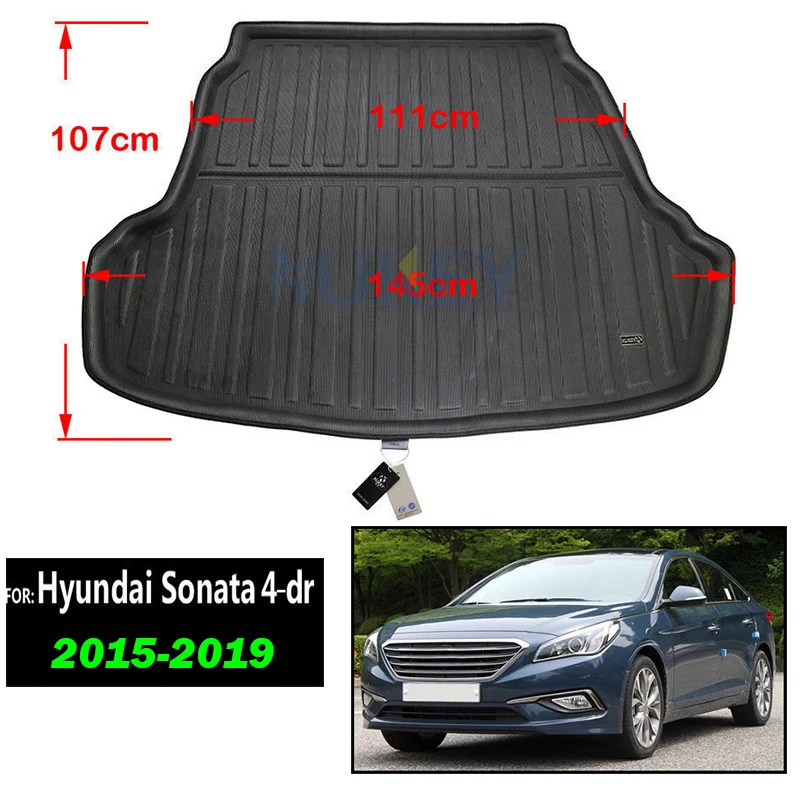 XUKEY поддон багажника для hyundai I35 Elantra Avante AD Sonata IX35 Tucson Santa Fe DM 2010- с учетом заднего багажника