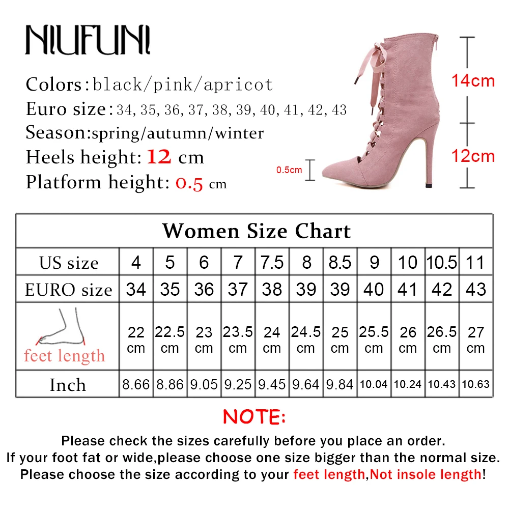 NIUFUNI/; женские модные летние ботинки с перекрестными ремешками; пикантные туфли-лодочки на высоком каблуке; замшевые ботинки до середины икры; женская обувь