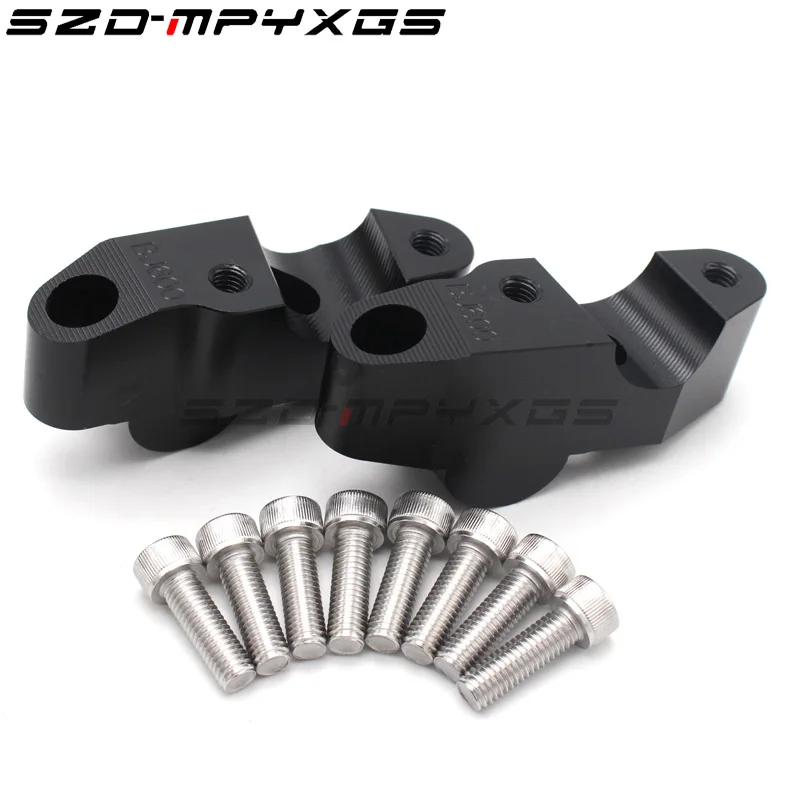 Motorcycle Accessories CNC Handlebar Risers Handle Bar Clamp Extend Adapter For Benelli BJ600 BN600 TNT600 BN600i TNT/BN 600 | Автомобили