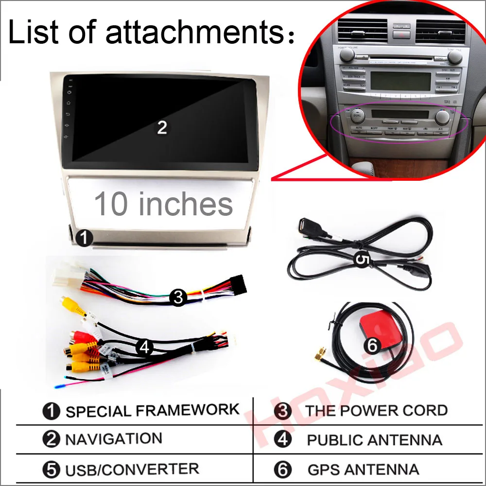 Cheap 2 Din Android Radio Multimedia Player For Toyota Camry 2007 2008 2009 2010 2011 1G+16G / 2G+32G Head Unit Car Stereo DVD 2DIN 4 Cheap 2 Din Android Radio Multimedia Player For Toyota Camry 2007 2008 2009 2010 2011 1G+16G / 2G+32G Head Unit Car Stereo DVD 2DIN 4