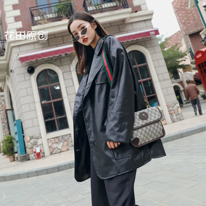 New fashion brand High quality PU Leather Windbreakers