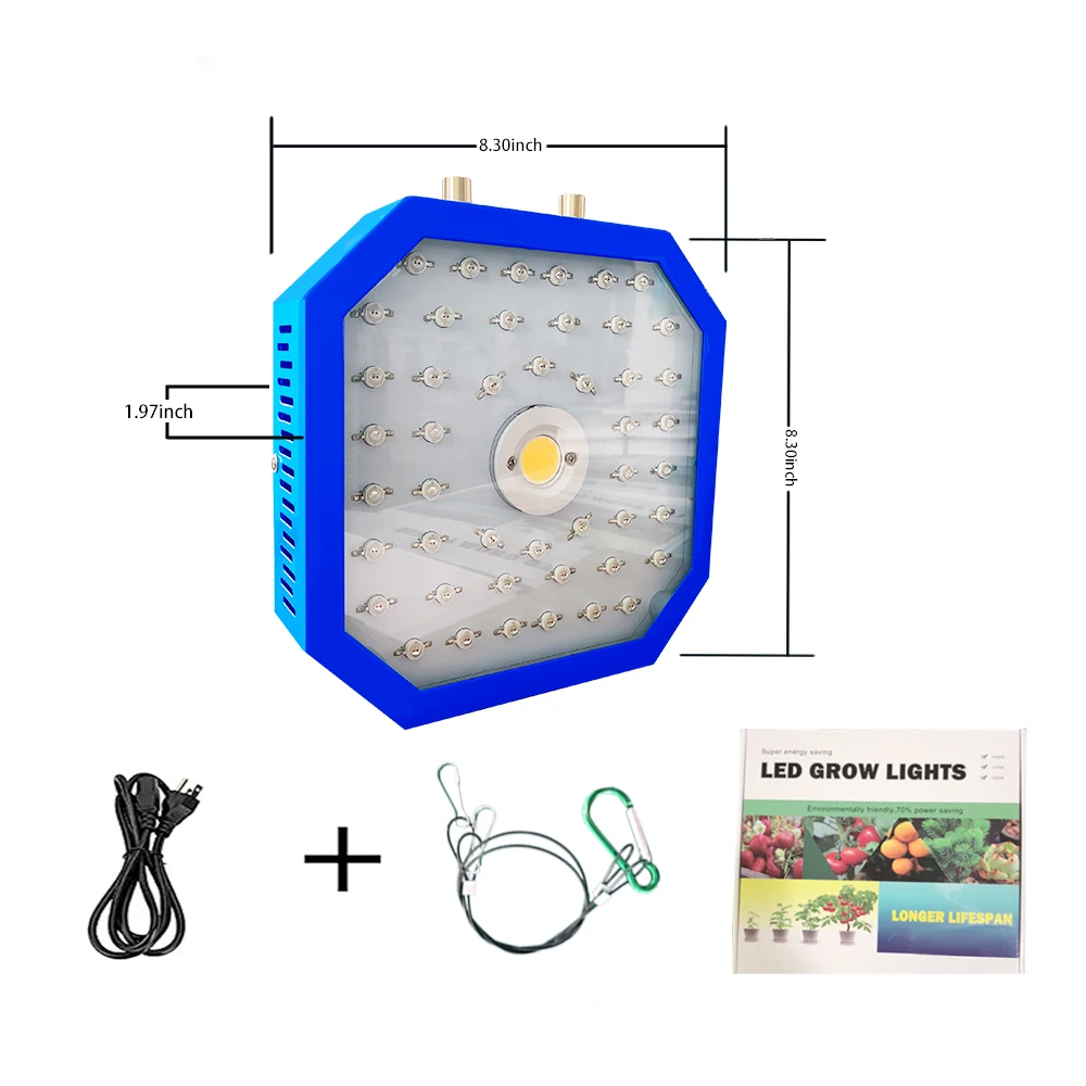 1000 Вт COB светодиодный светильник для выращивания фитолампы полного спектра лампы для выращивания комнатных рассады палатка Тепличный цветок fitolamp завод лампа