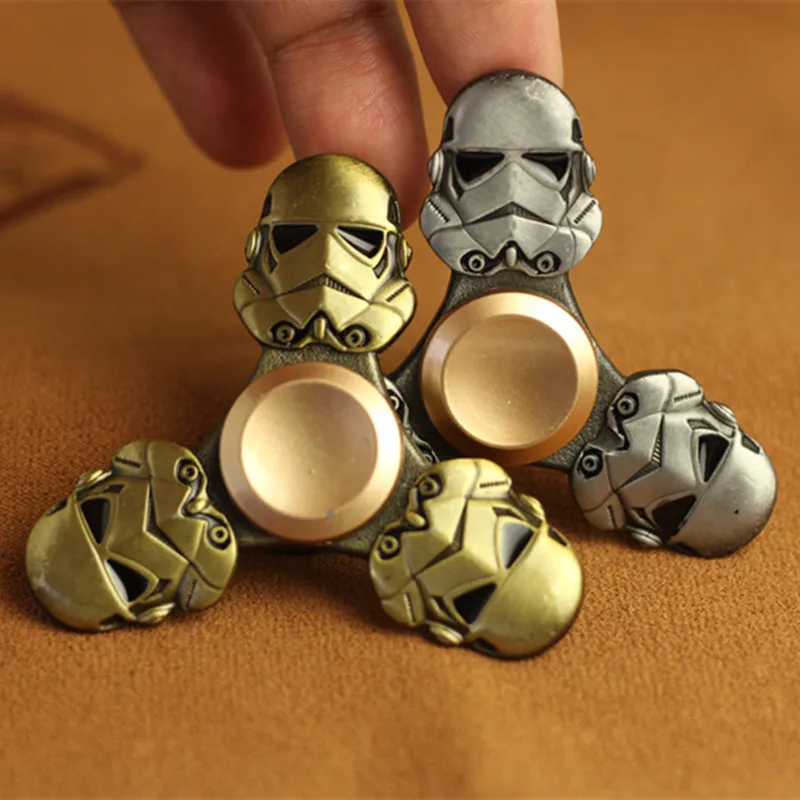 Star Wars Darth Vader Fidget Spinner Finger Kirsite Metal EDC Hand Spinner For Autism ADHD Relief