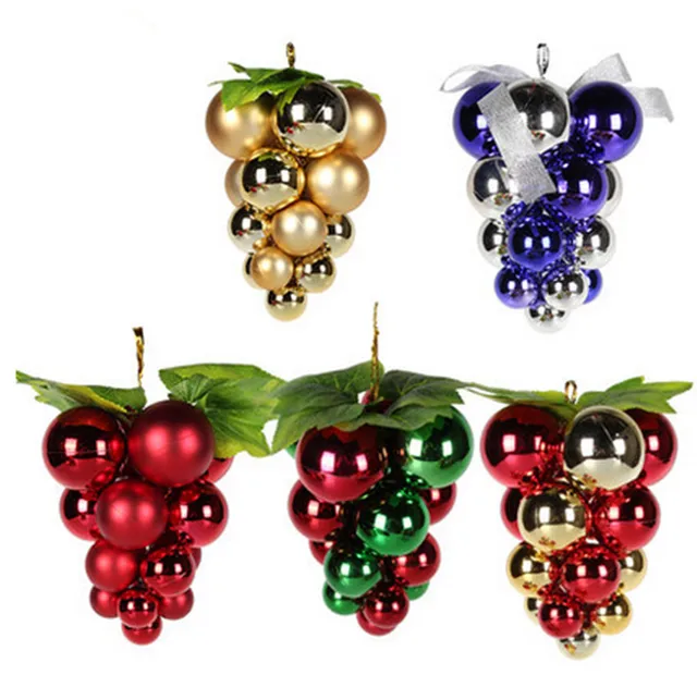 Christmas Decorations The Christmas Tree To Hang Grape Bunches Christmas decorations The Christmas tree to hang grape bunches Specular dumb light grape ball ornaments - Christmas Decorations The Christmas Tree To Hang Grape Bunches