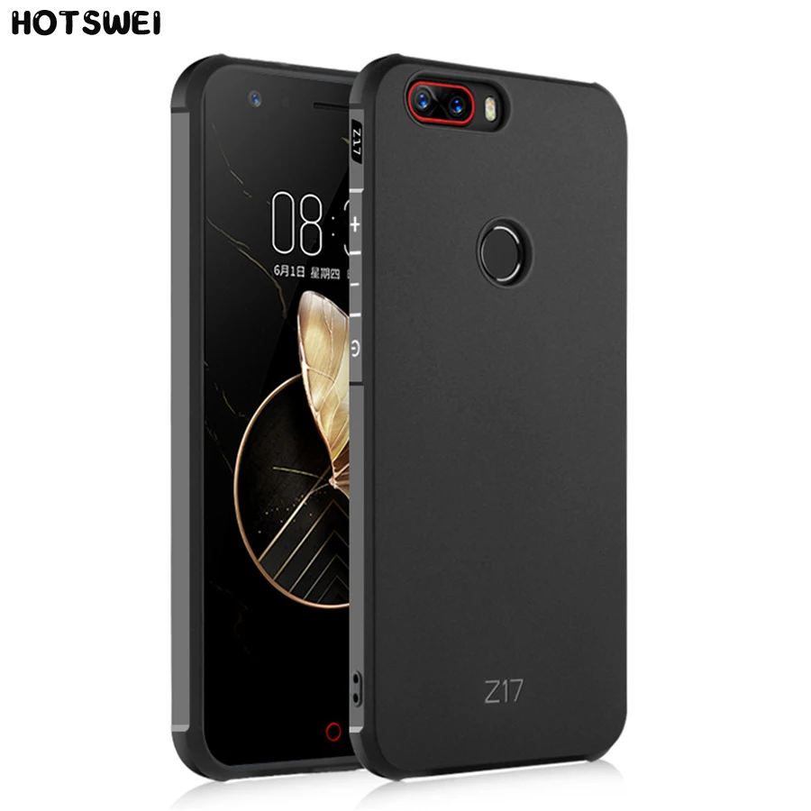 

HOTSWEI Case For ZTE Nubia Z17 mini Cases Top quality SLIM Rubber Armor Anti-knock Protective Cover for Nubia Z17 mini Phone Bag