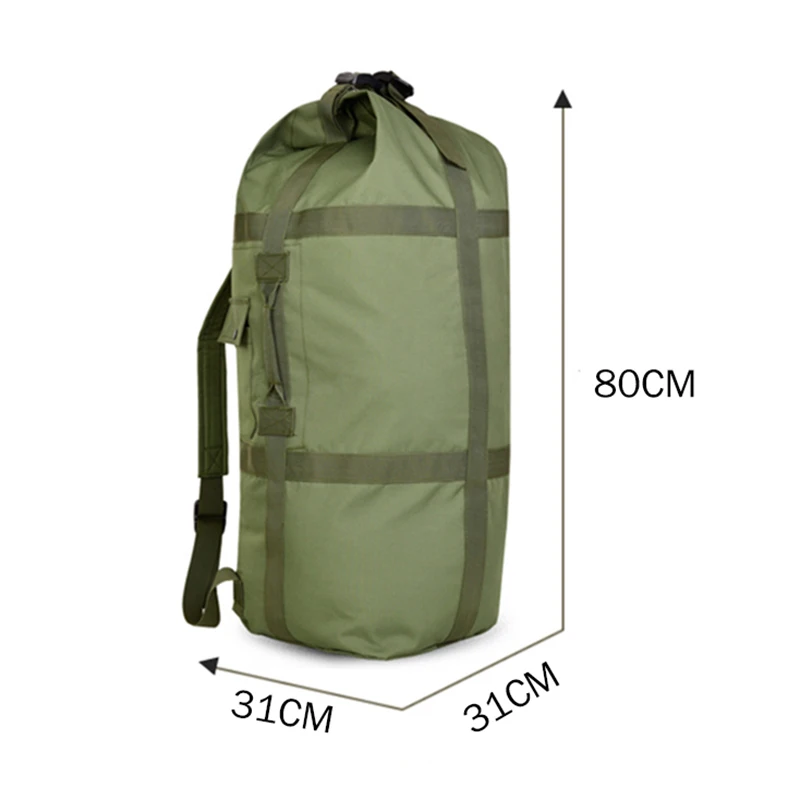 Online Große Kapazität Männer Wandern Rucksack Reisetasche Nylon Eimer Handtasche Klettern Bergsteigen Camping Trekking Blaso Sport XA160D