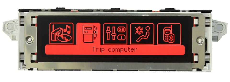 Автомобильный красный монитор с поддержкой USB и Bluetooth дисплей красный монитор 12 pin подходит для 307 407 408 C4 C5