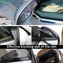 2 pcs Sobrancelha Capa de Chuva Espelho Retrovisor Do Carro-Neve à prova de Proteção Universal