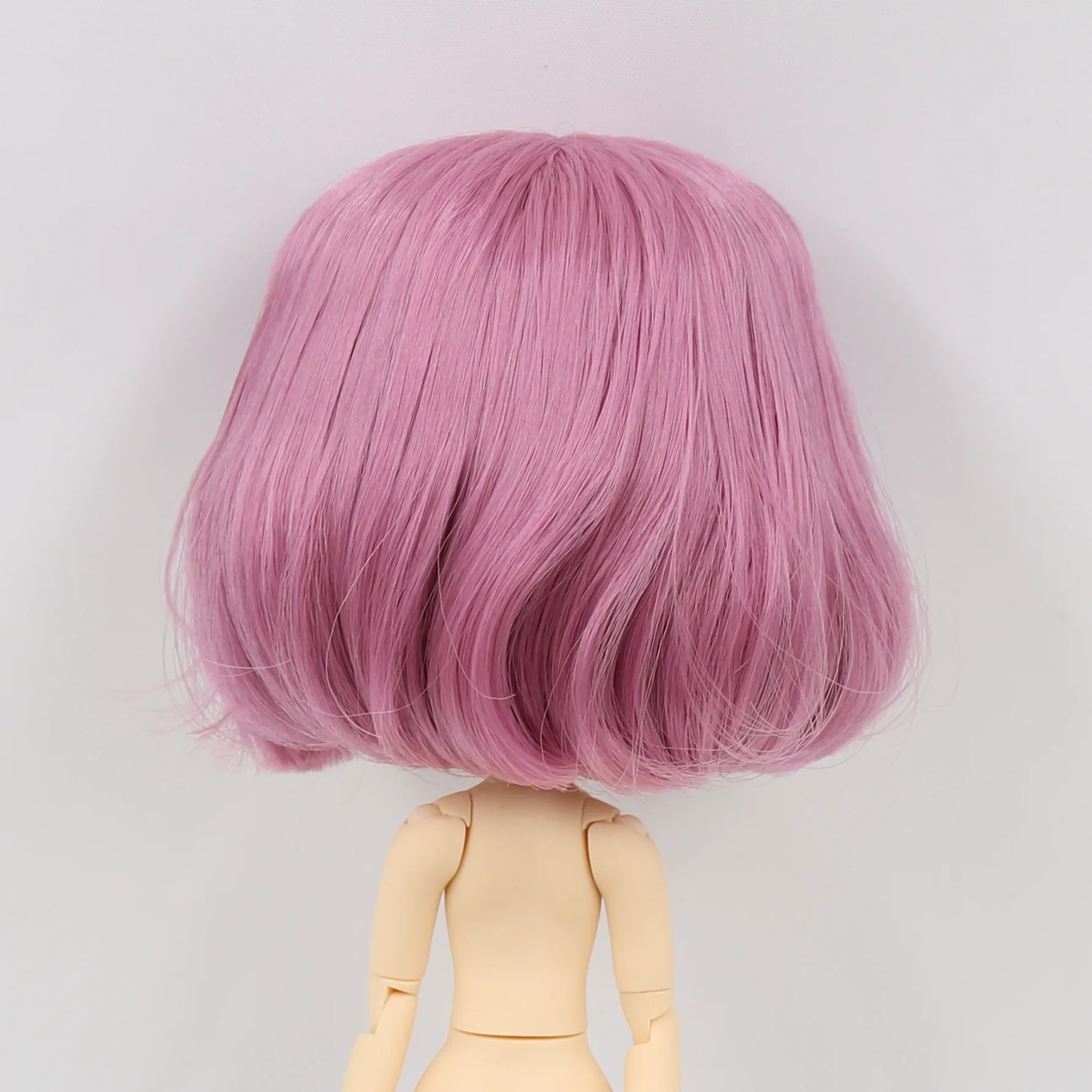 1/8 bjd завод blyth кукла среднего размера 20 см головы и купола, только парик, короткие волосы, кожа головы для куклы среднего размера, не для куклы blyth