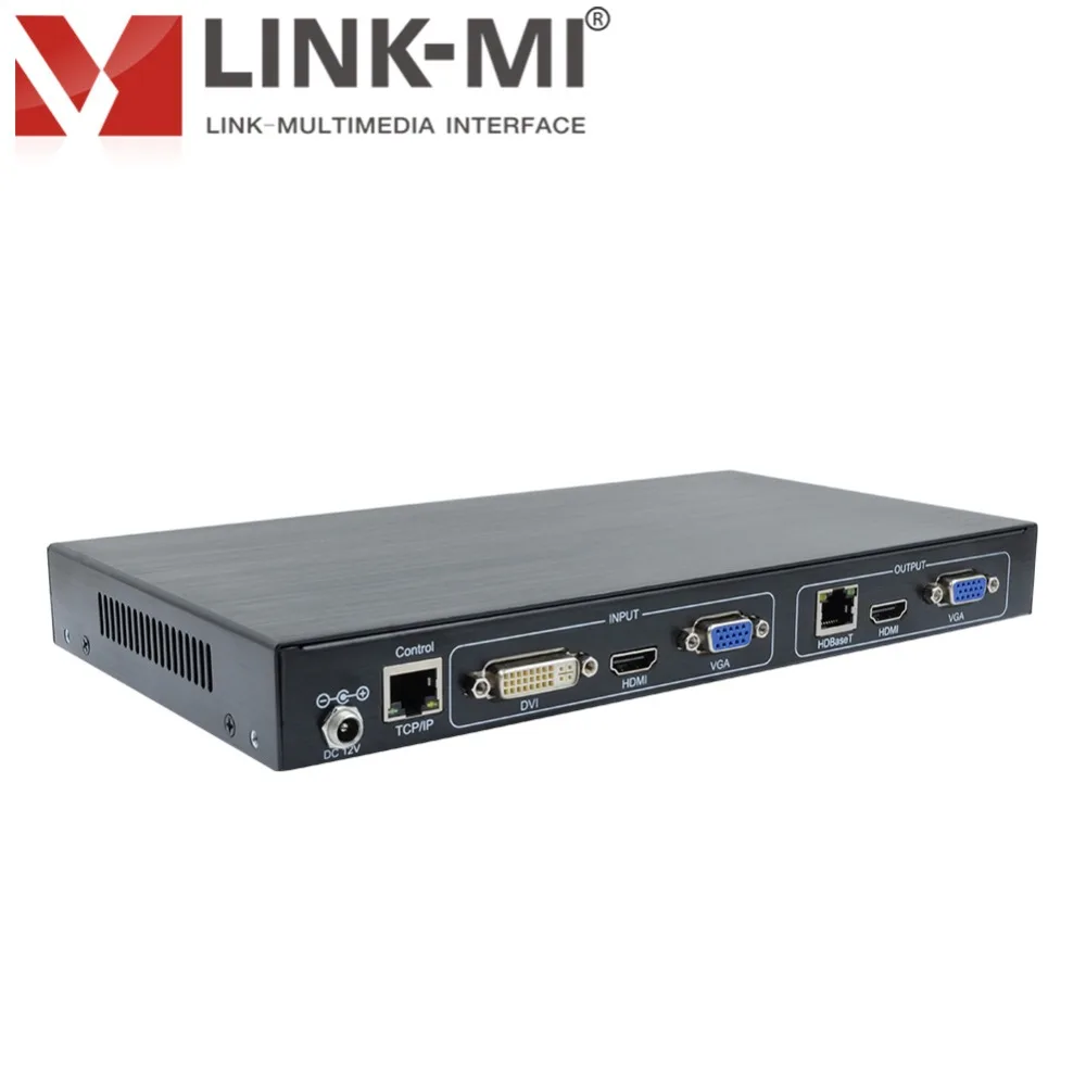 

LINK-MI LM-AD01 VGA/HDMI/DVI converter HD edge fusion processor Projective orthosis support active 3D arc correction with 120HZ