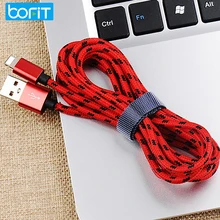 Bofit For iPhone 7 6 5 Micro Usb Cable Metal Plug Sync Data Charging USB Cable for iPhone 6 7 iPad Air 2/Samsung Xiaomi Android