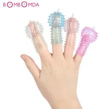 Sex Finger Sleeve Vibrator Clitoral Stimulator Flirting Vagina Dildo Vibrator Female Masturbation Sex Toys For Adult