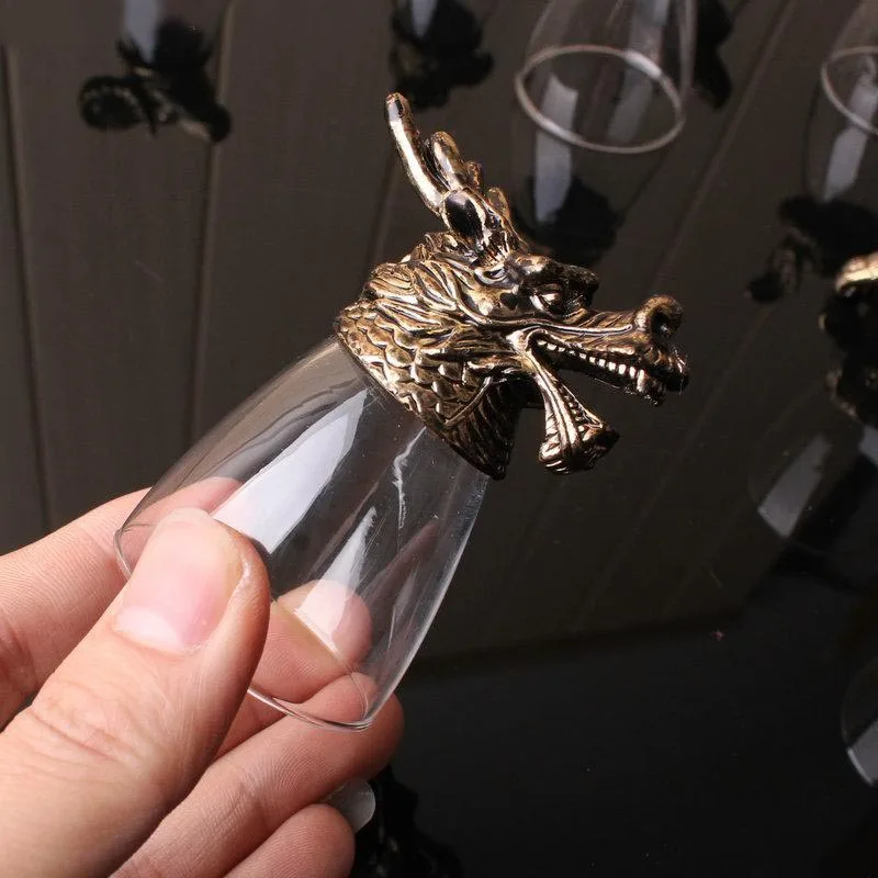 Retro 12 Zodiaco serie Animal cabeza de copa de vino de vasos de las primas  de regalo 12 unids/lote SH241|glass wine cups|wine cupglass wine -  AliExpress