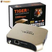 TIGER i500 Arabic IPTV Subscription Receiver Satellite Support 4K Display DVBS2 IPTV 1 Year TV BOX