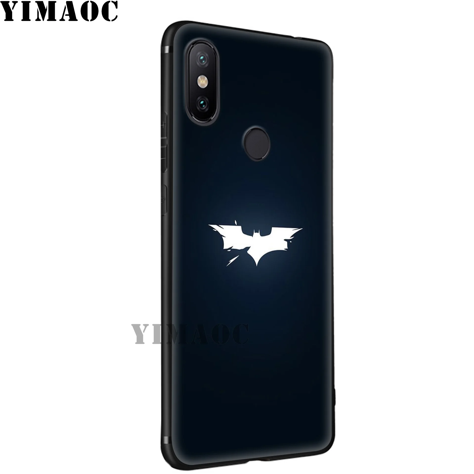 YIMAOC Batman Dark Knight Logo Soft Silicone Case for Xiaomi MI 9 8 Se 6 MAX 3 A1 A2 Lite MIA1 MIA2 Lite 6X 5X POCOPHONE F1