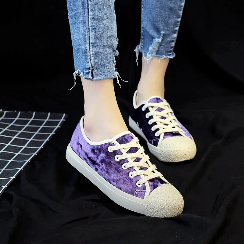 

Star Autumn New Canvas Shoe Fashion Leisure Time Korean School Style Women's Shoes 0696-MAM